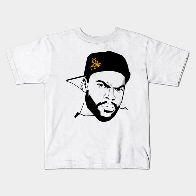 Ice Cube Simple Design Kids T-Shirt by pentaShop